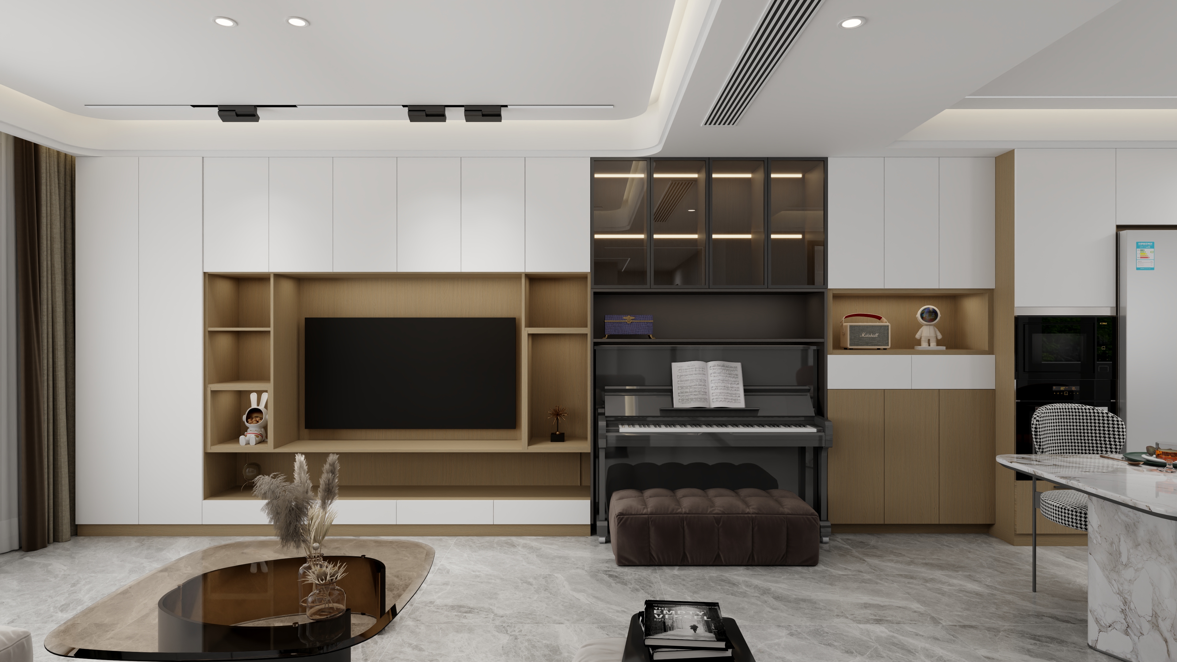 金利源丨電視背景墻這樣裝，簡約又好看！